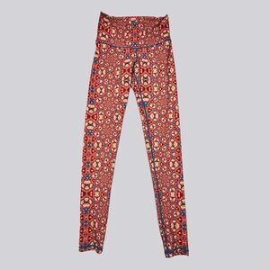 Boho Wolven Kaleidoscope Print High-Rise Leggings Recycled Fabric L